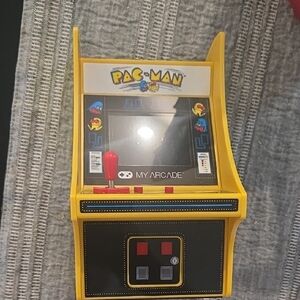 Arcade Pac-Man Mini Console - Yellow and Black